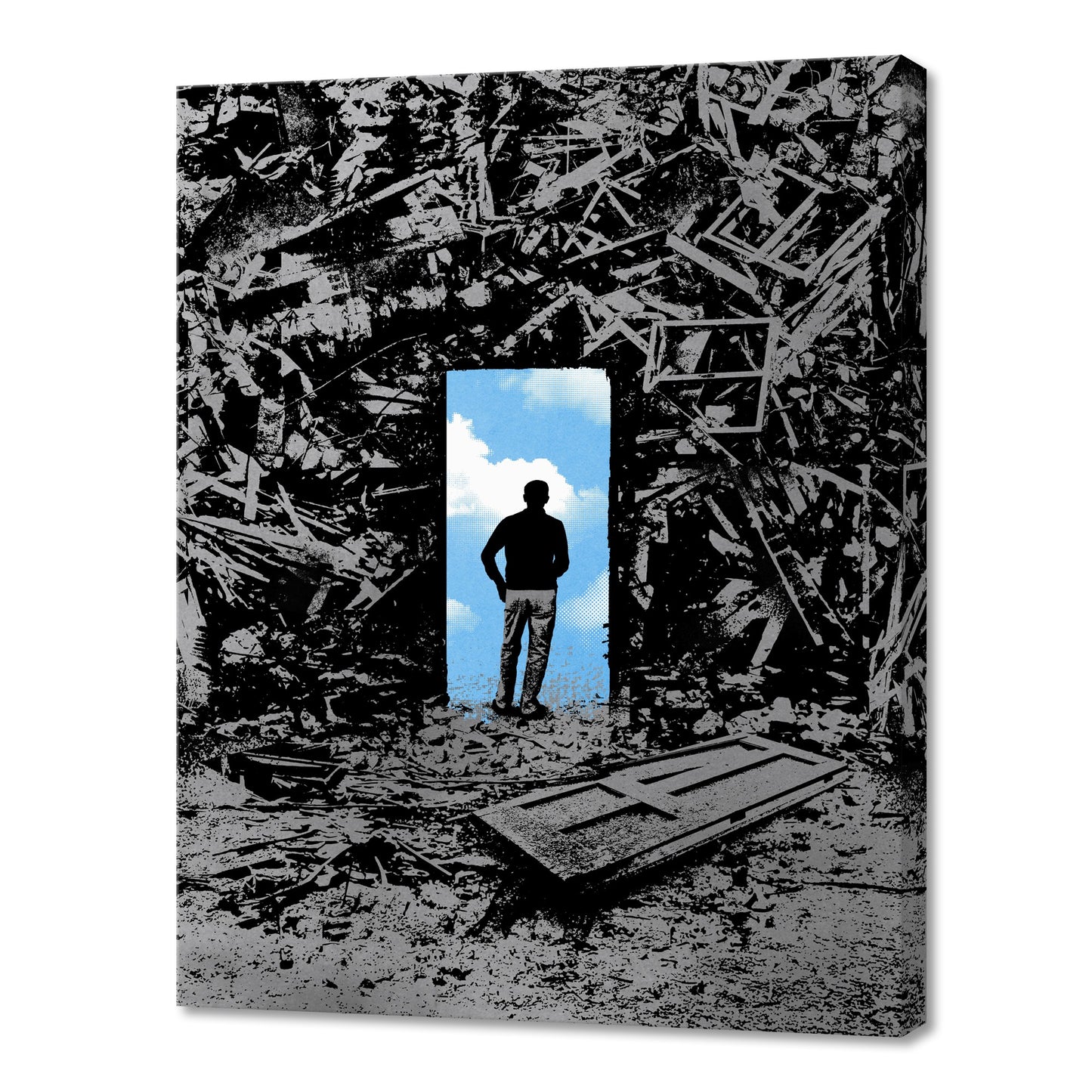 The Optimist Fine Art Stretched Canvas