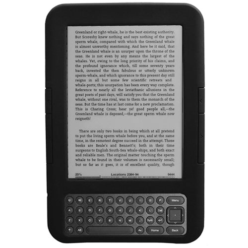 title:Fresh Fab Finds Kindle Protective Case Cover for Amazon Kindle3 White Black Pink;color:Black