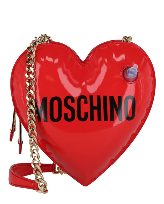 title:Heart Shaped Shoulder Bag;color:Red