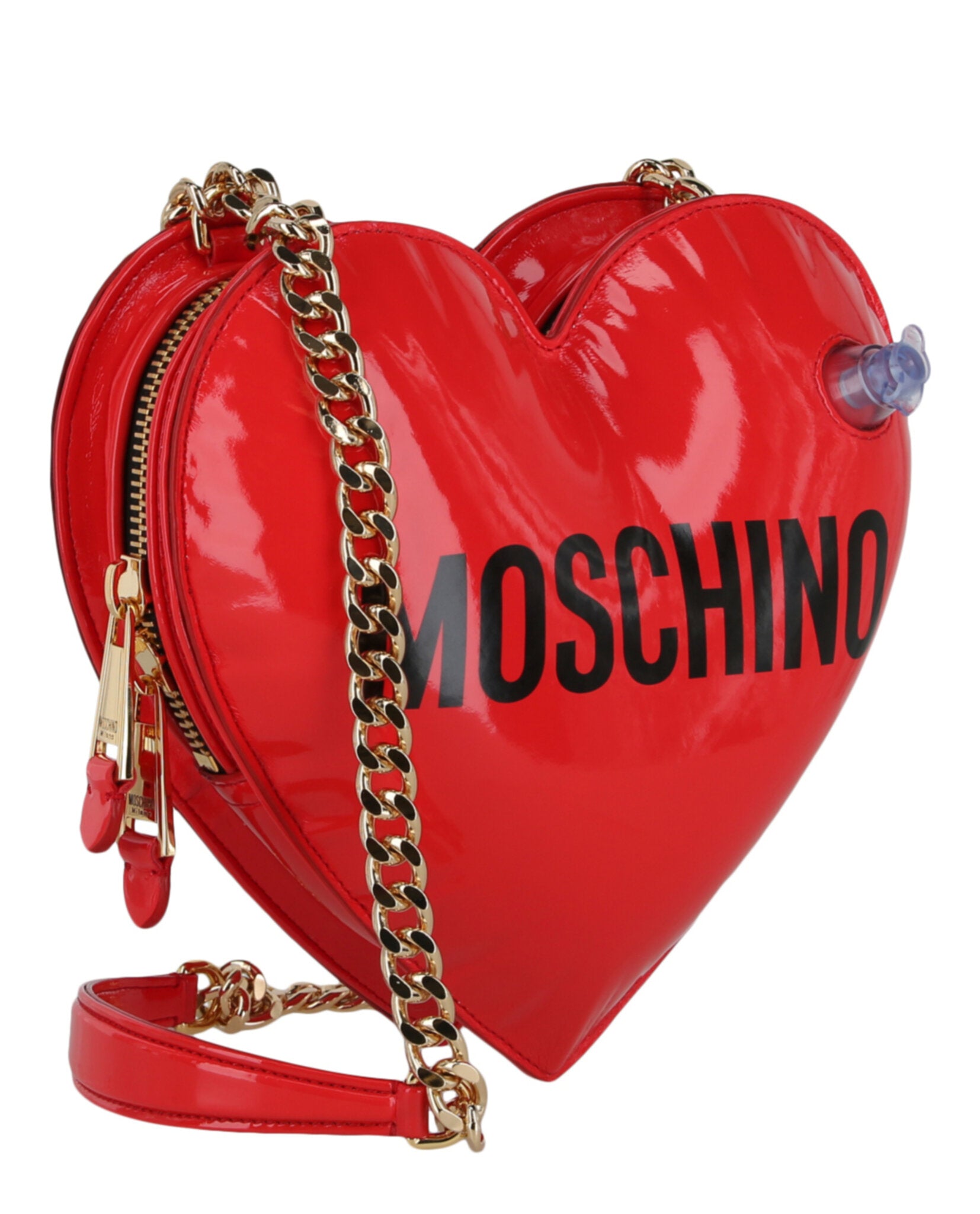 title:Heart Shaped Shoulder Bag;color:Red