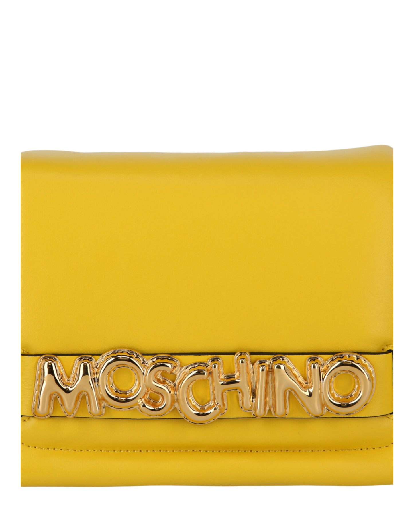 title:Moschino Balloon Lettering Crossbody Bag;color:Yellow