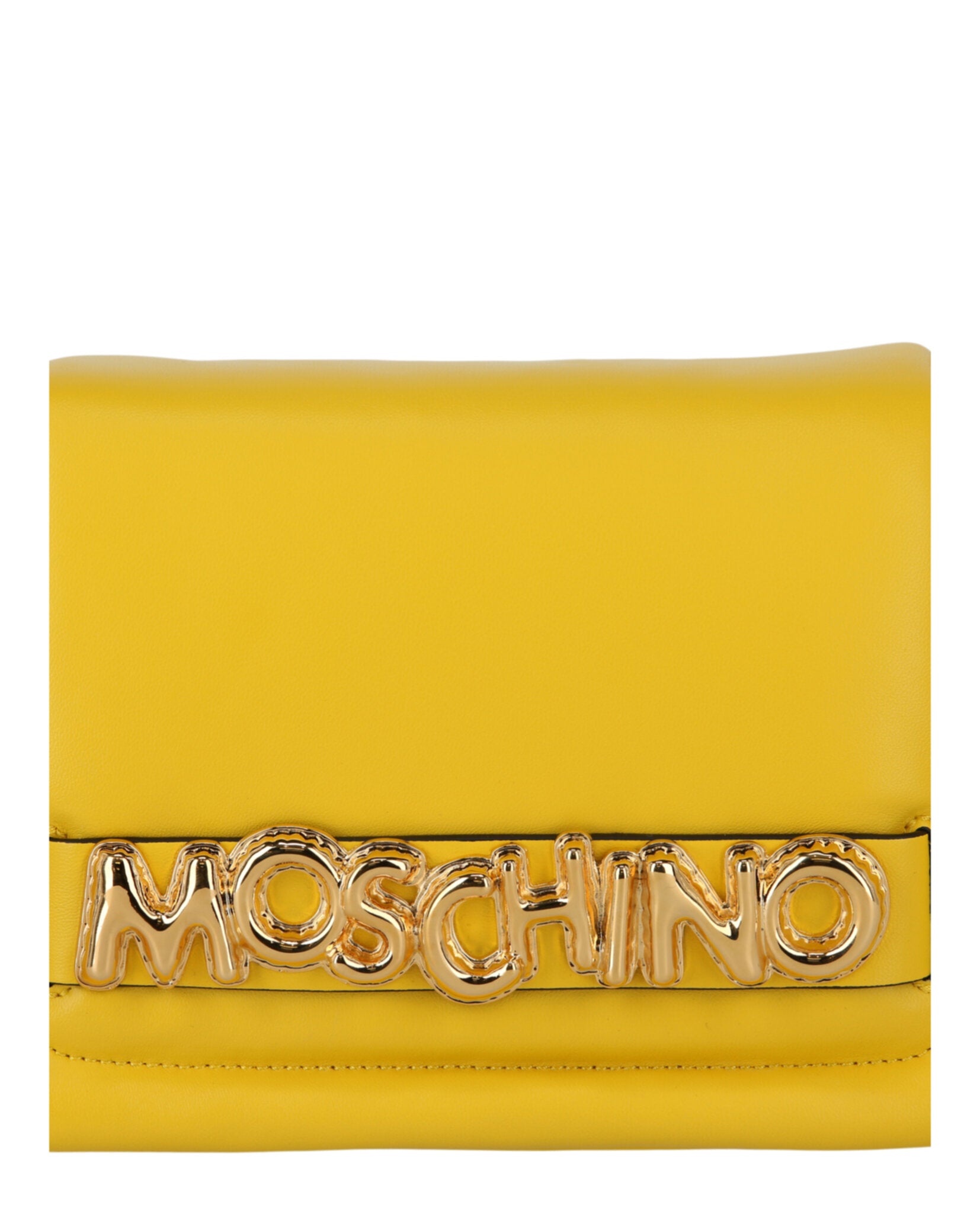 title:Moschino Balloon Lettering Crossbody Bag;color:Yellow