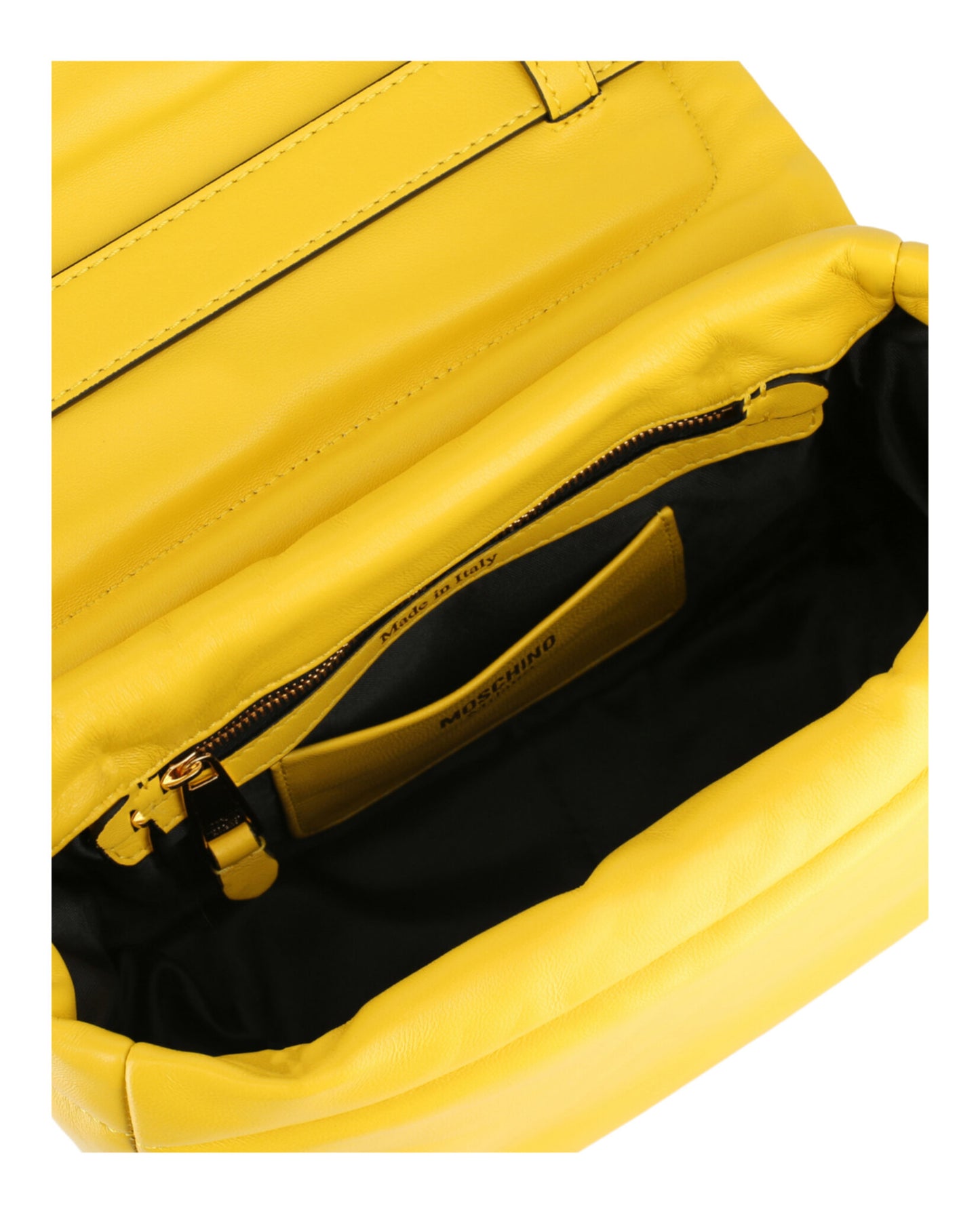 title:Moschino Balloon Lettering Crossbody Bag;color:Yellow