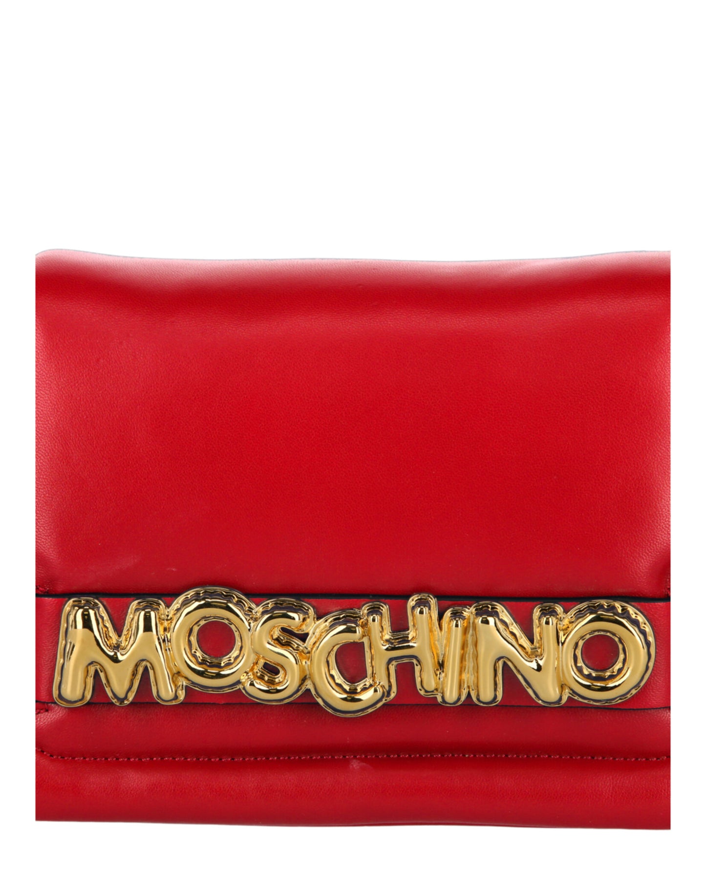 title:Moschino Balloon Lettering Crossbody Bag;color:Red