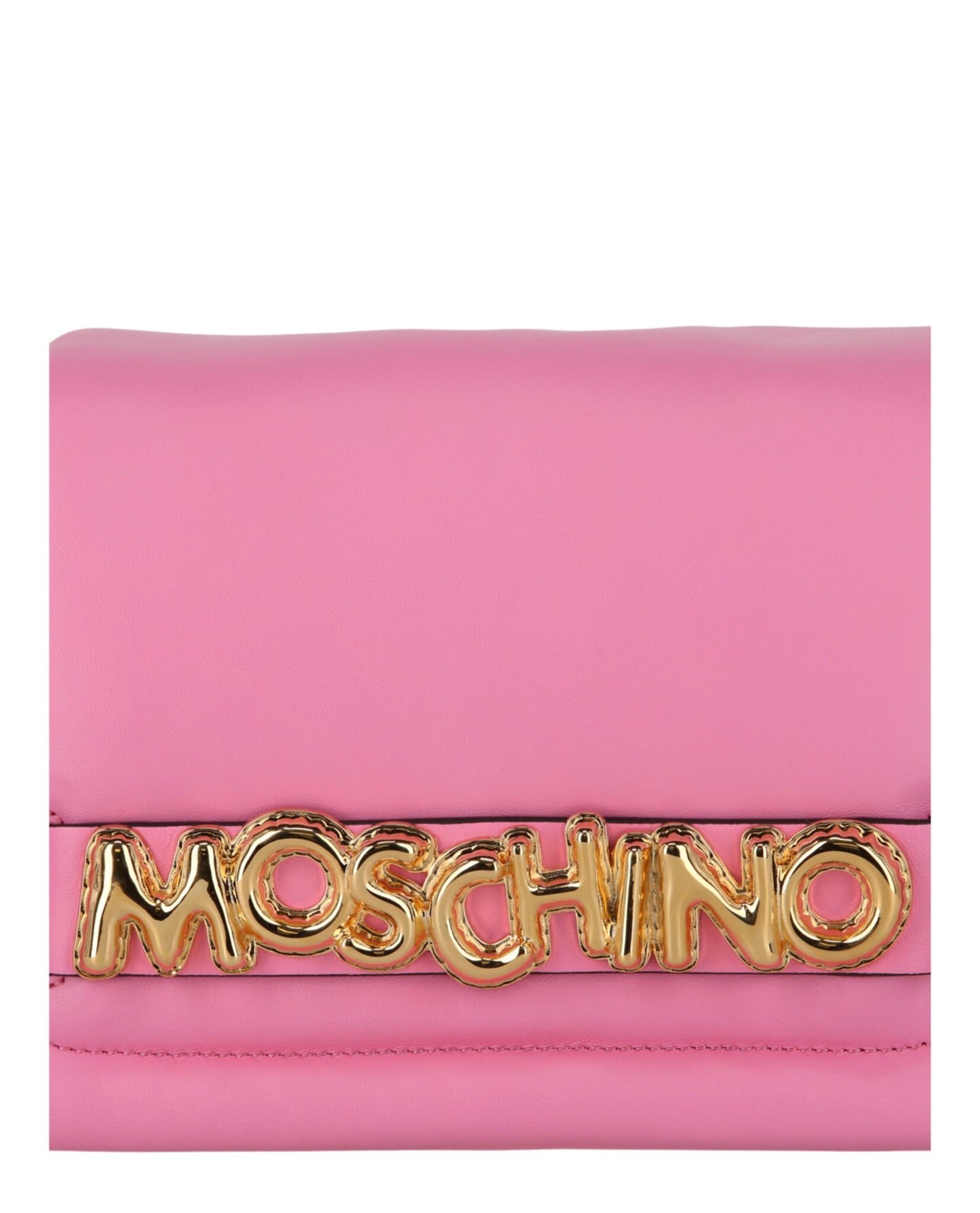 title:Moschino Balloon Lettering Crossbody Bag;color:Fuchsia