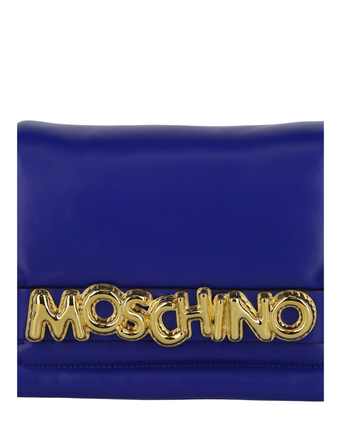 title:Moschino Balloon Lettering Crossbody Bag;color:Blue