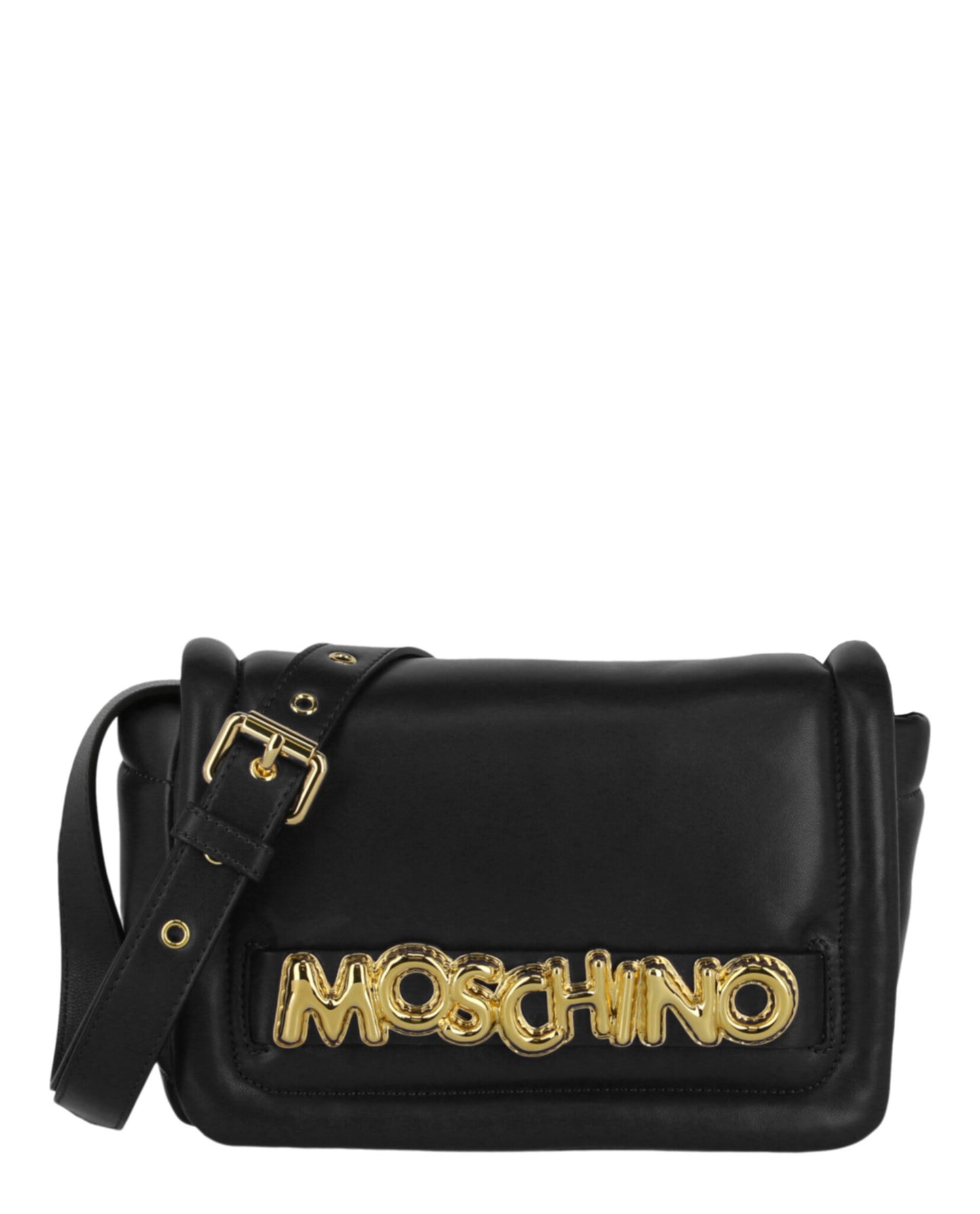 title:Moschino Balloon Lettering Crossbody Bag;color:Fantasy Print Black