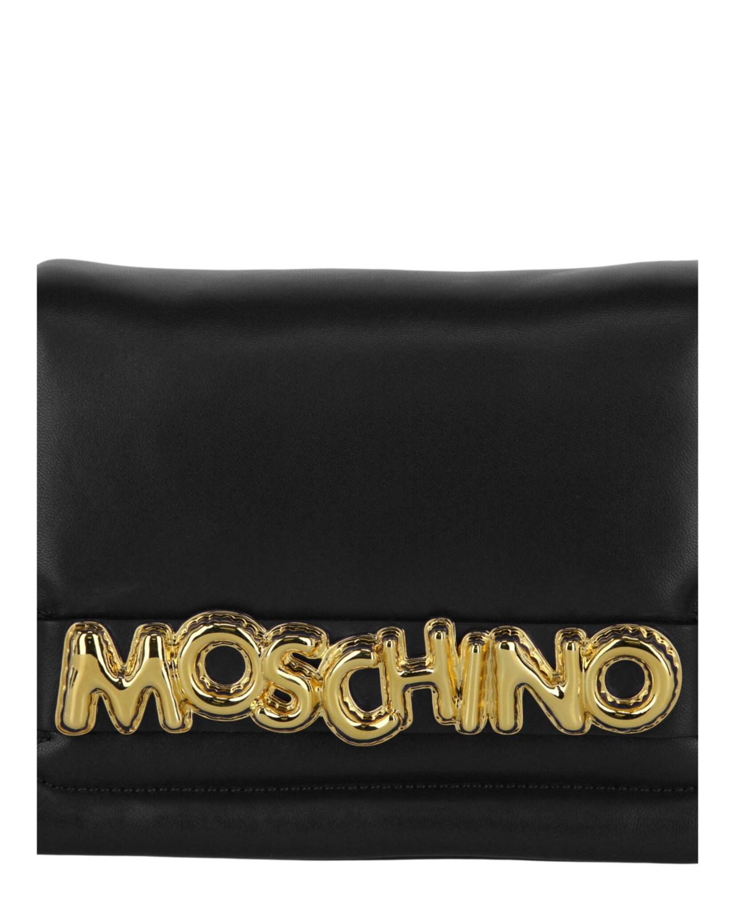 title:Moschino Balloon Lettering Crossbody Bag;color:Fantasy Print Black