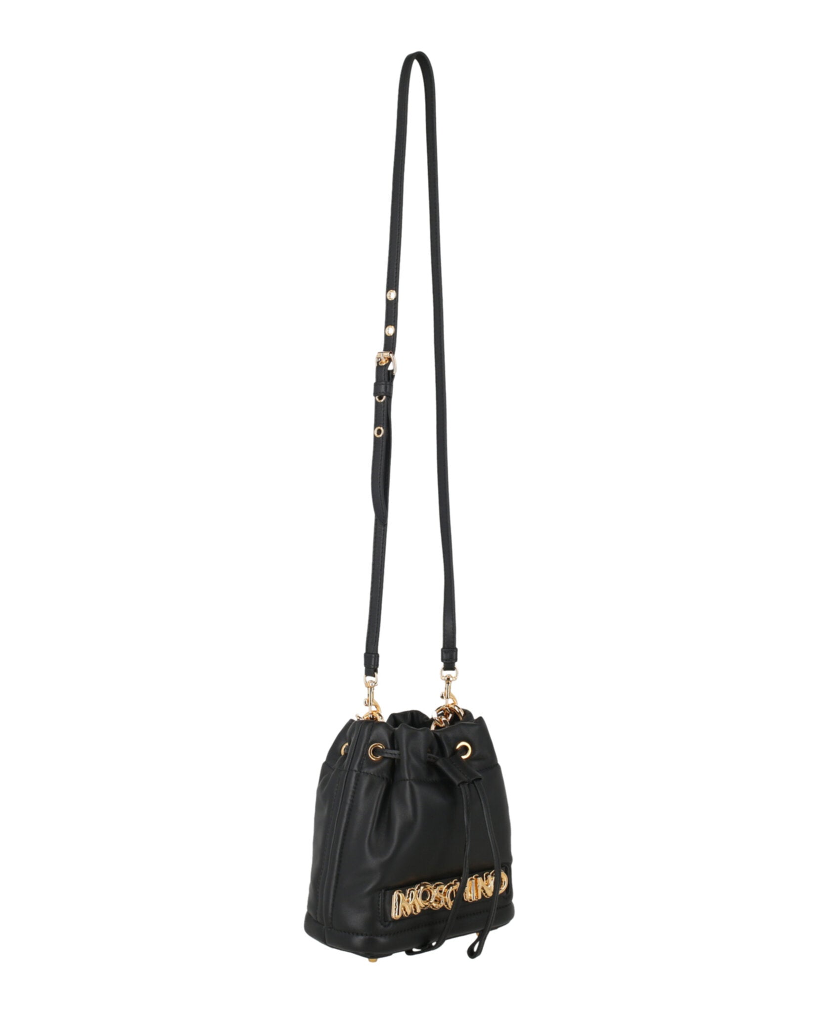 title:Balloon Lettering Bucket Bag;color:Fantasy Print Black