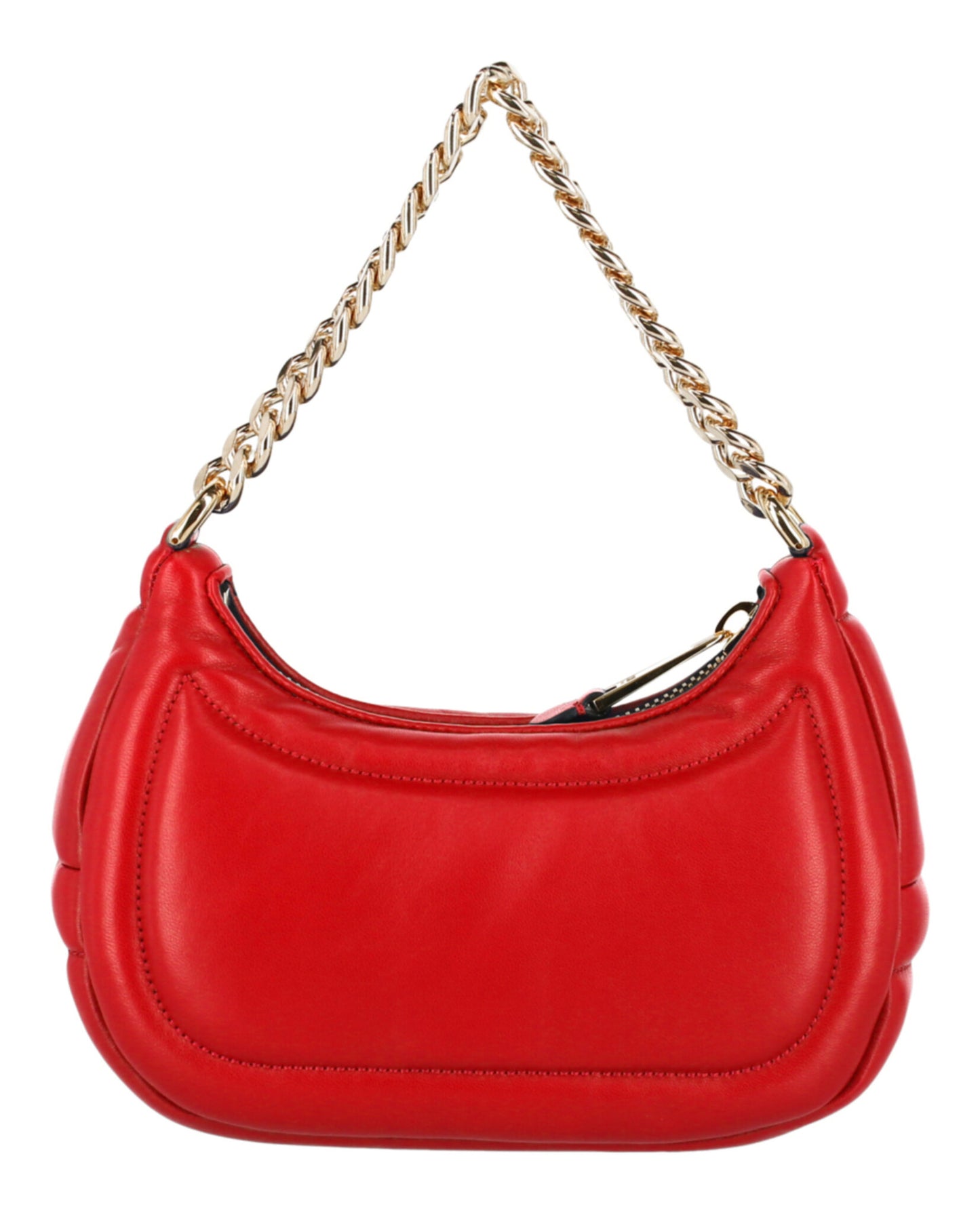 title:Balloon Lettering Crescent Bag;color:Red