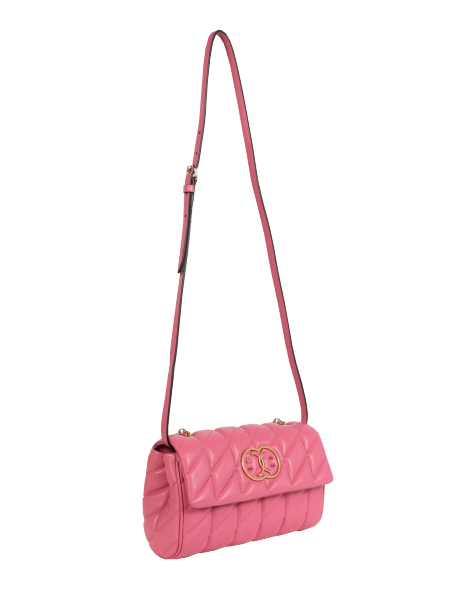 title:Moschino Quilted Shoulder Bag;color:Light Pink