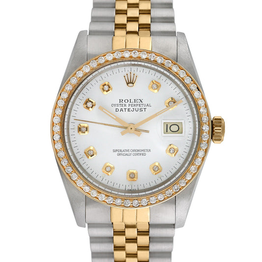 Pre-owned Rolex Men's Two-tone  Datejust #75