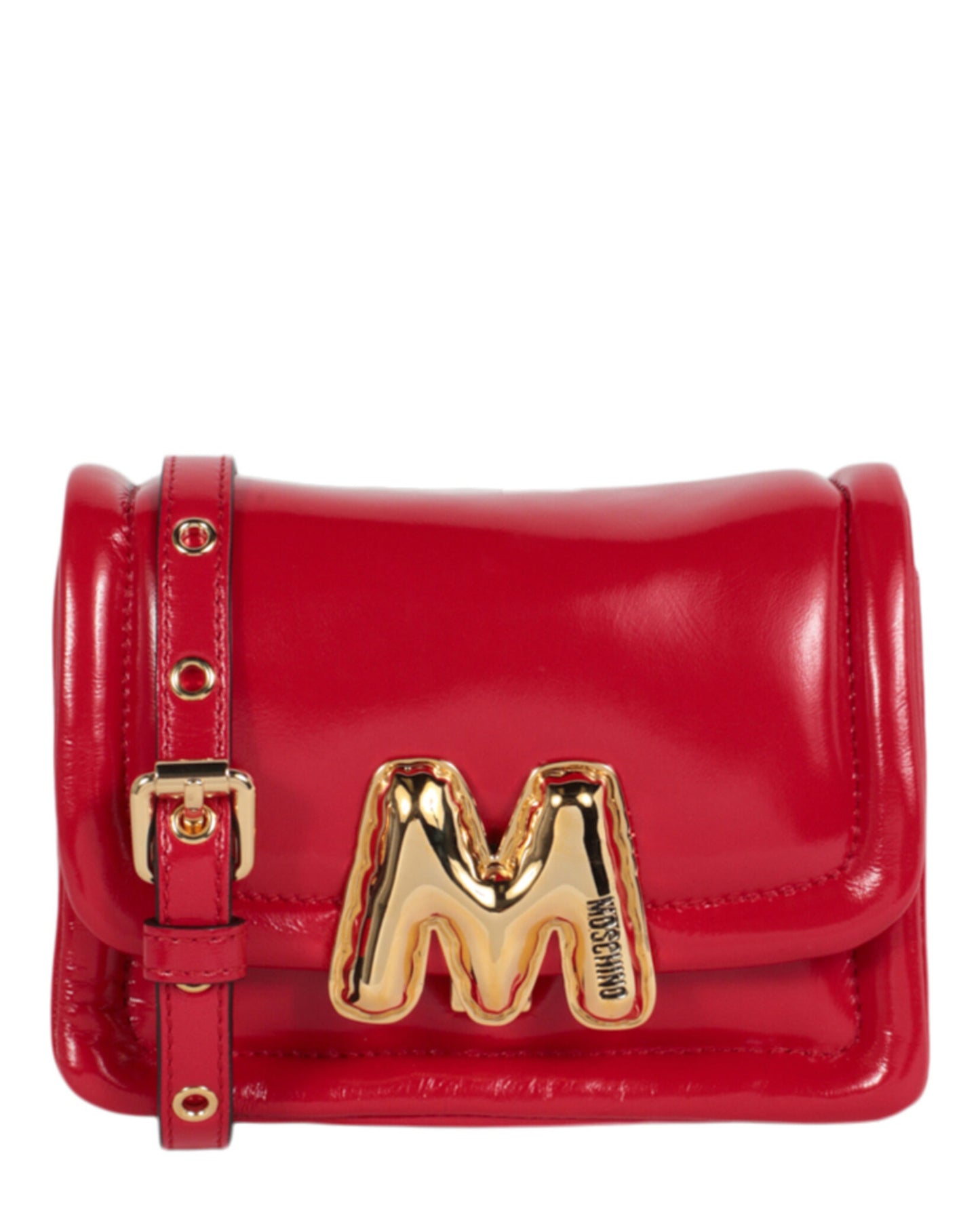 title:M Balloon Shoulder Bag;color:Red