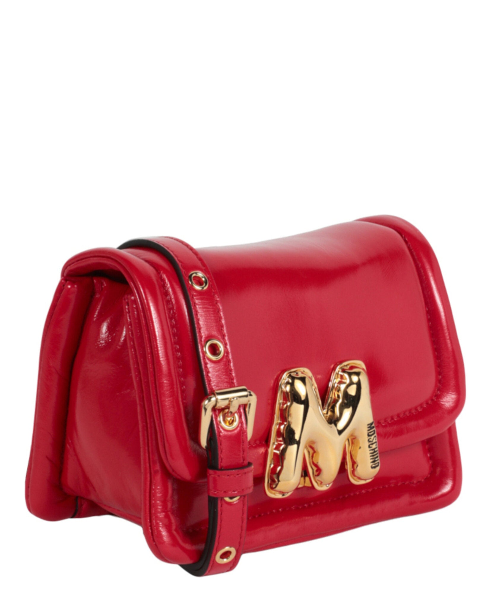 title:M Balloon Shoulder Bag;color:Red