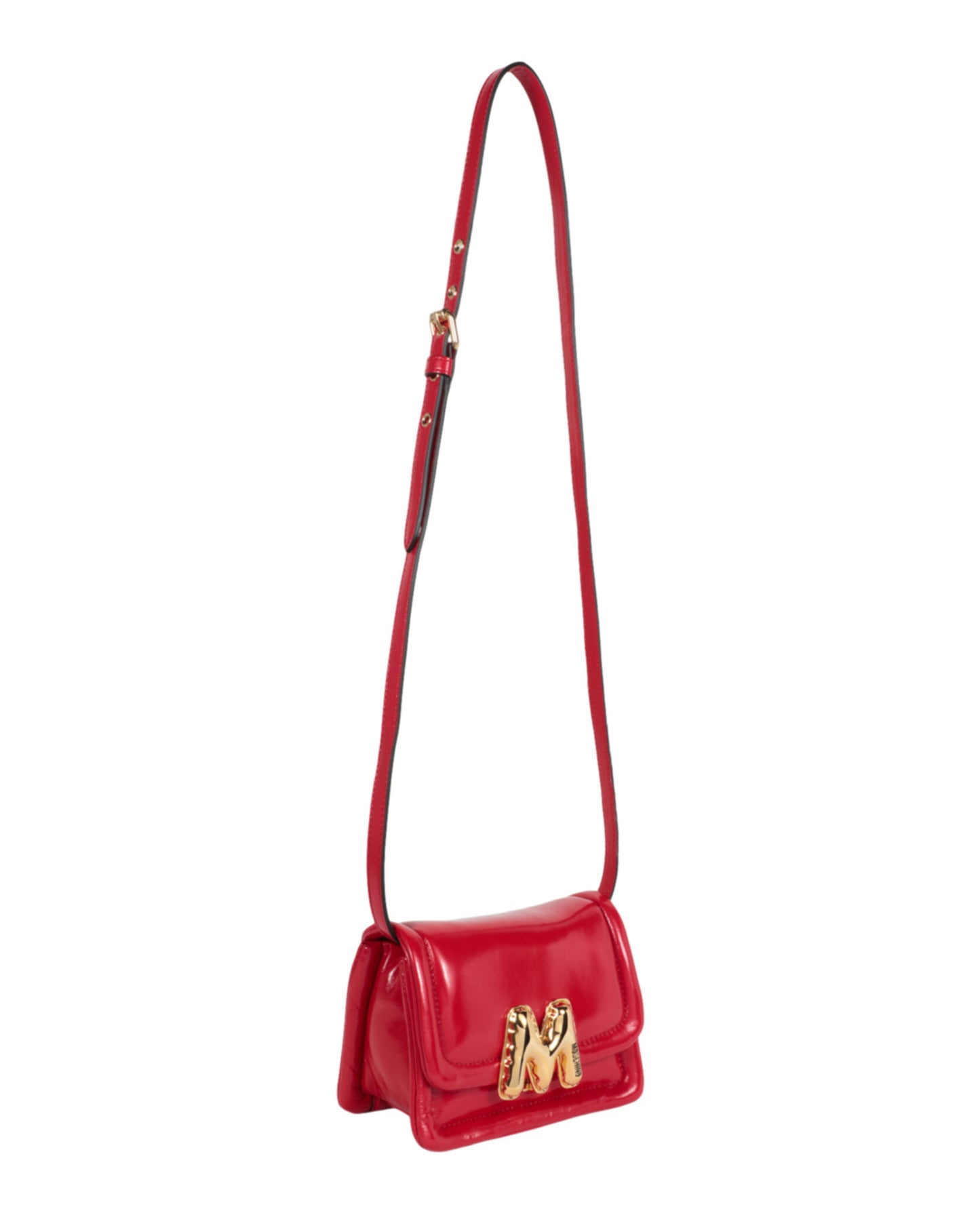 title:M Balloon Shoulder Bag;color:Red