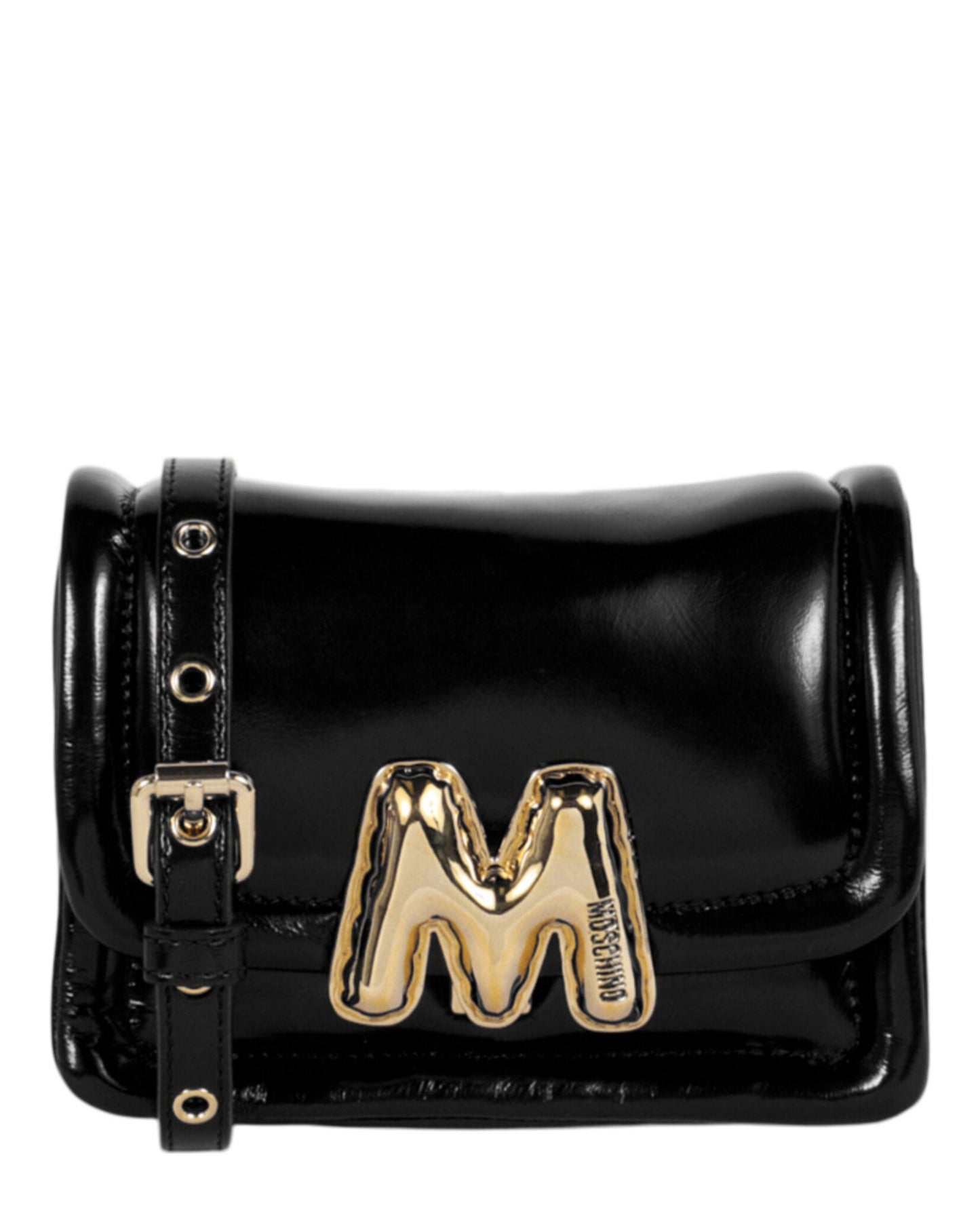 title:M Balloon Shoulder Bag;color:Black