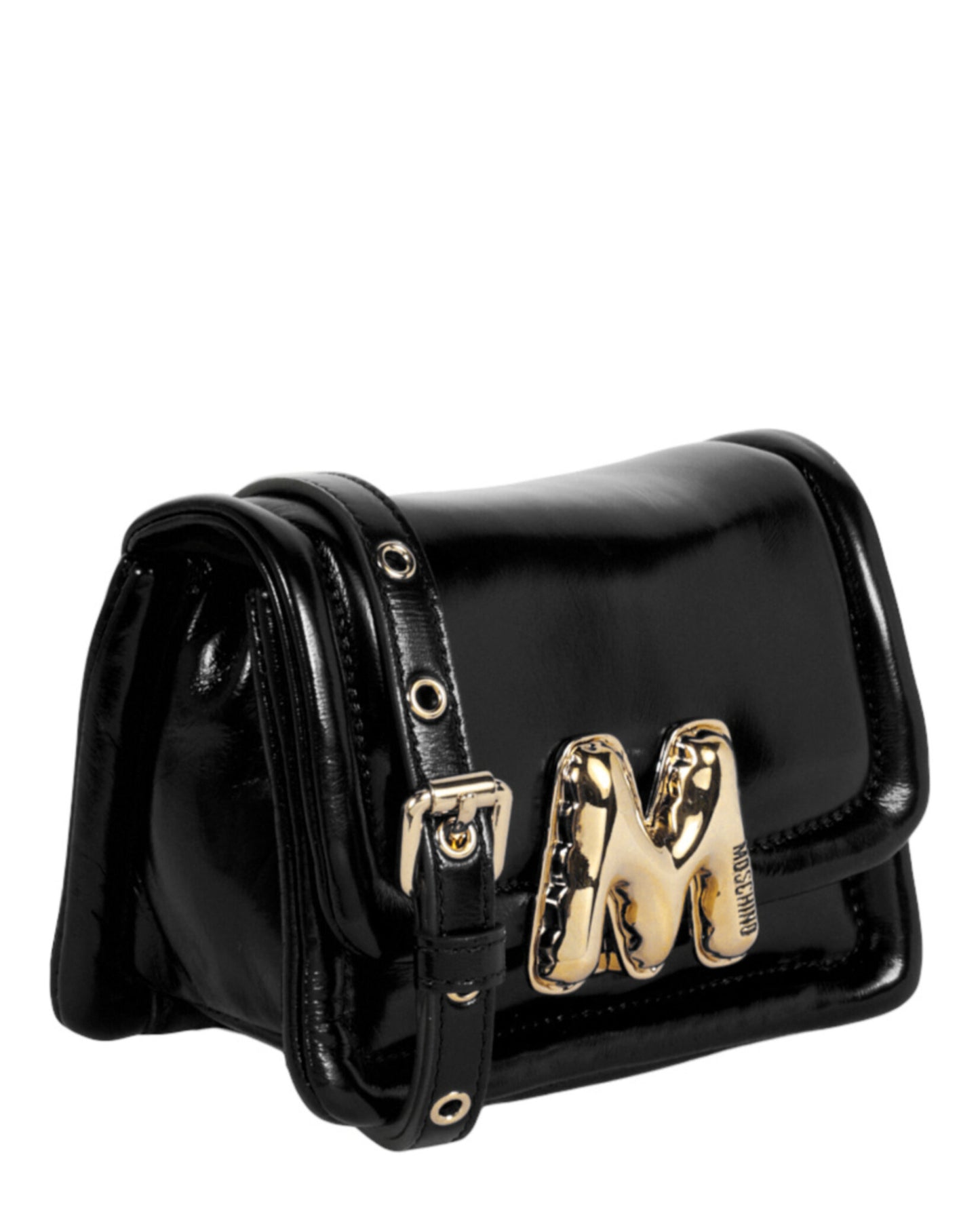 title:M Balloon Shoulder Bag;color:Black