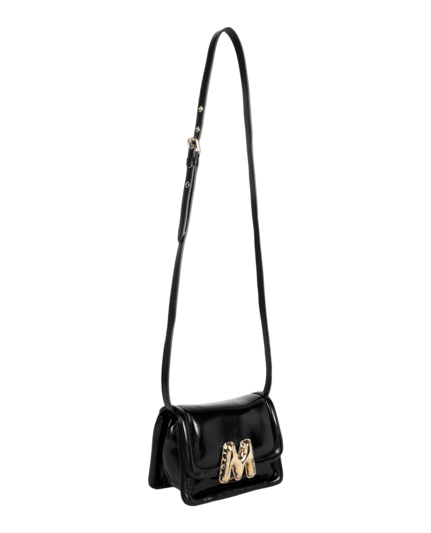 title:M Balloon Shoulder Bag;color:Black