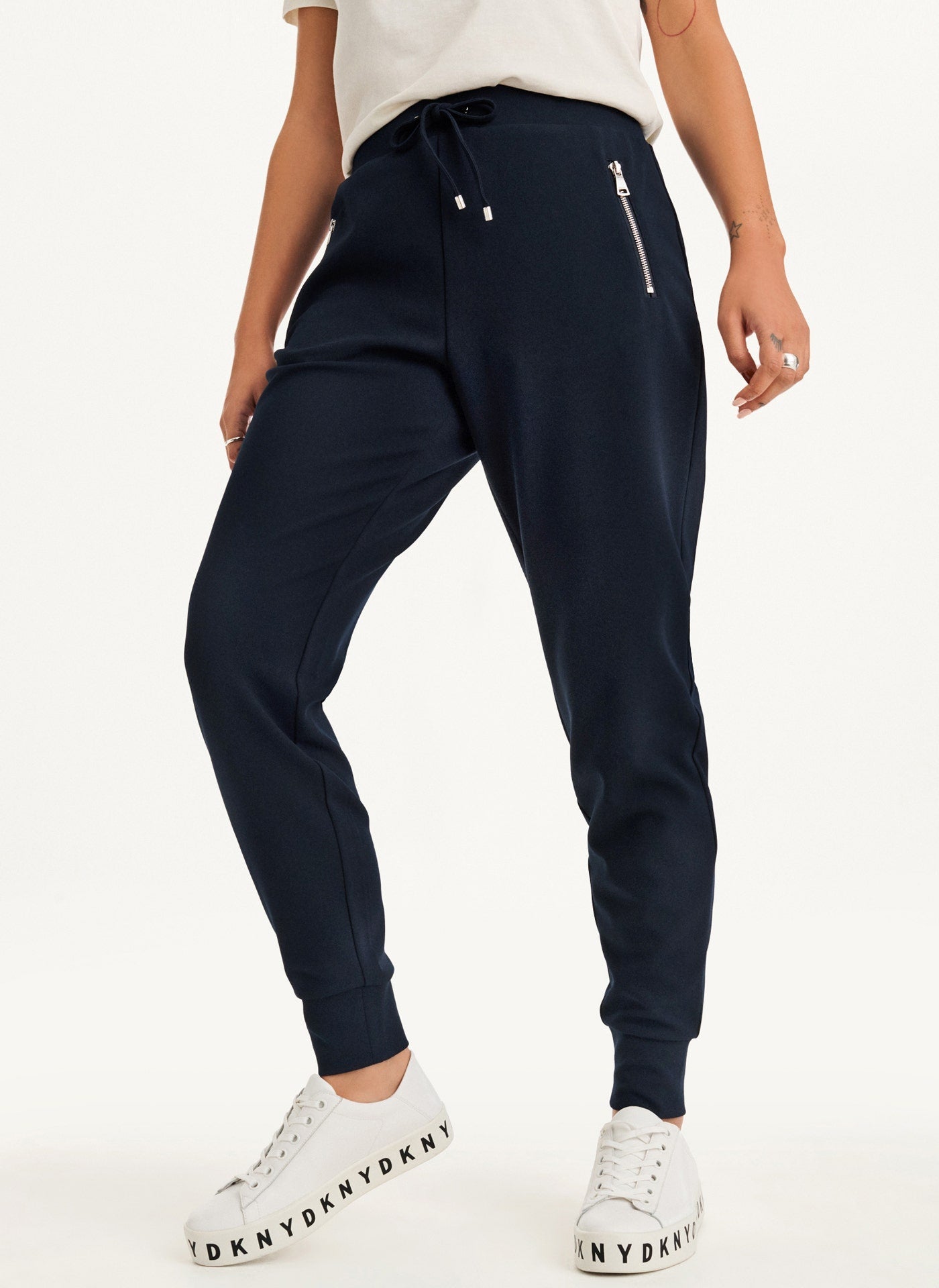 DKNY Women's Pull on Joggers Blue Size X-Small