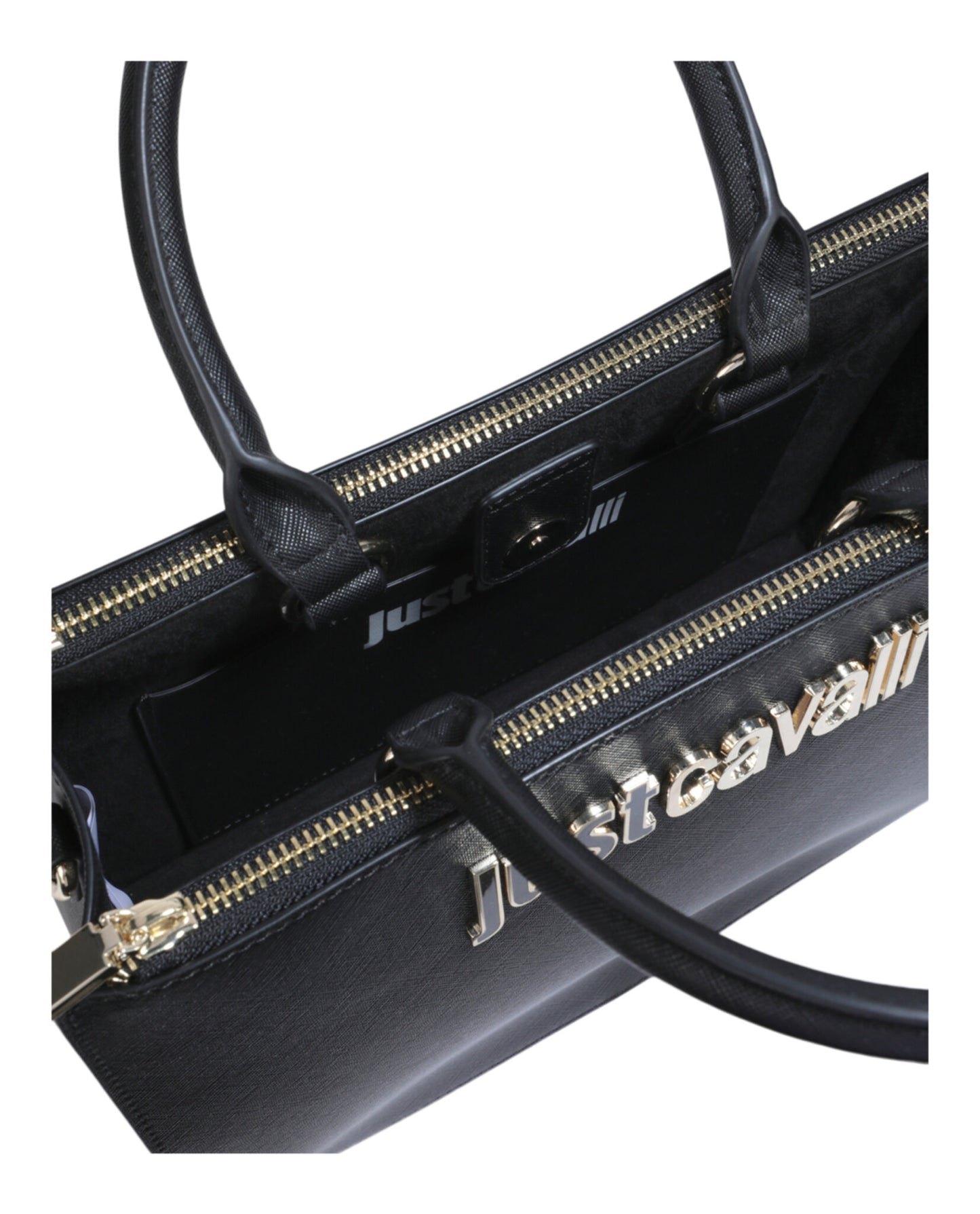 title:Logo Shoulder Bag;color:Black