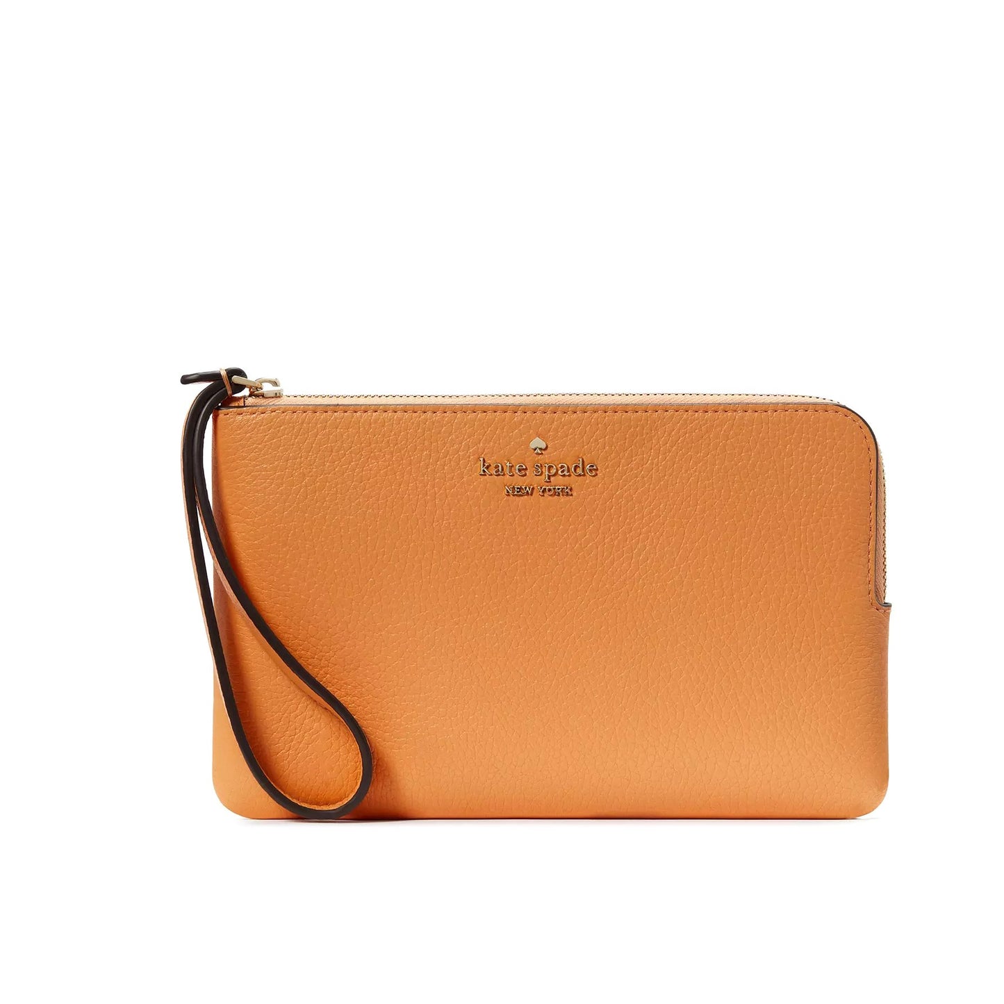 Kate Spade Leila Medium Pebbled Leather L-Zip Wristlet