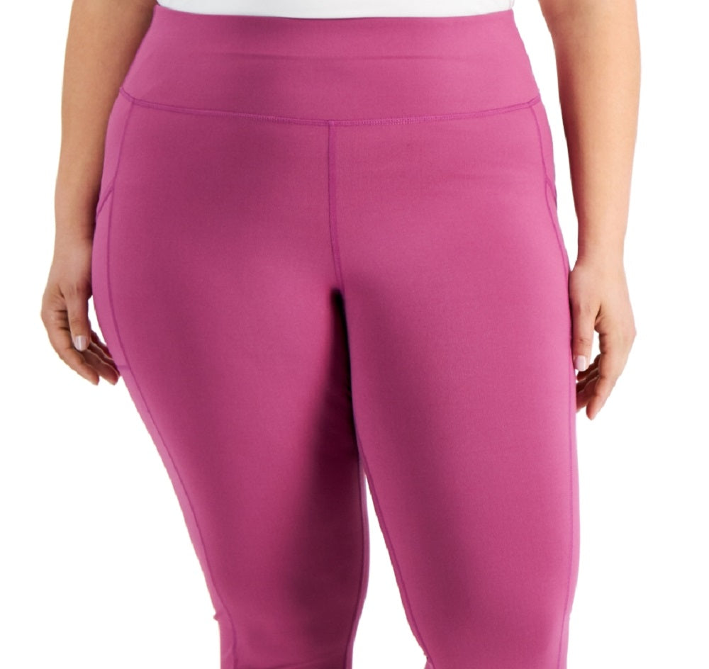 ID Ideology Women's Cropped Leggings Purple