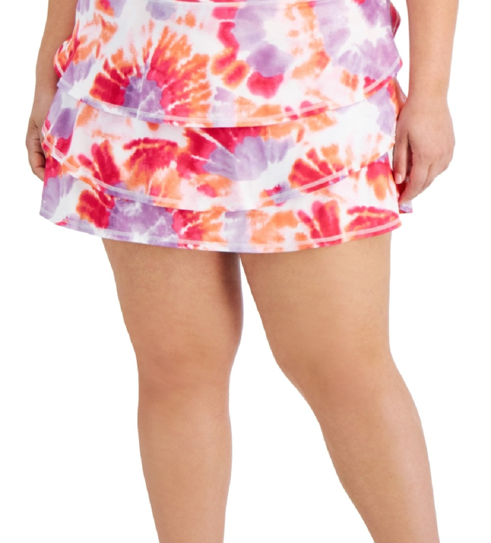 ID Ideology Women's Tie Dyed Skort Orange