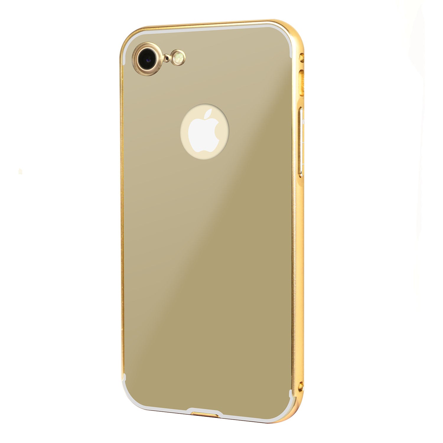 title:Slim Shock-resistant Mirror Case For iPhone 7 Plus;color:Gold