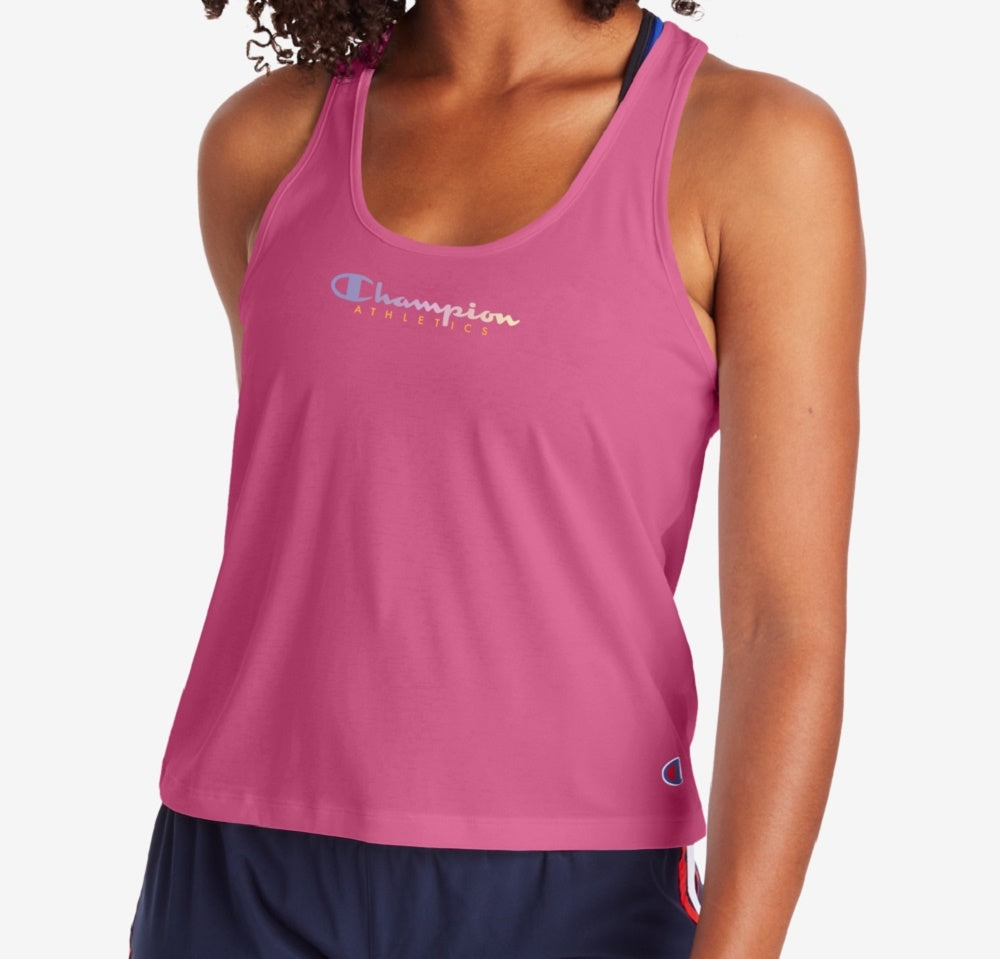 Champion Women's Sport Racerback Tank Pink Size X-Large