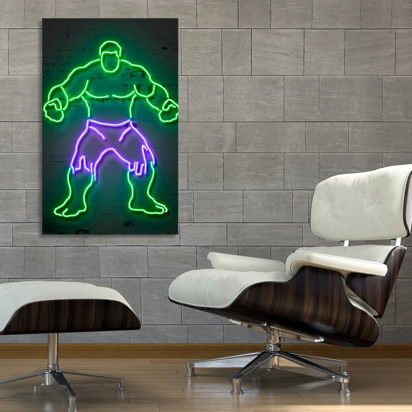 Hulk Fine Art Stretched Canvas