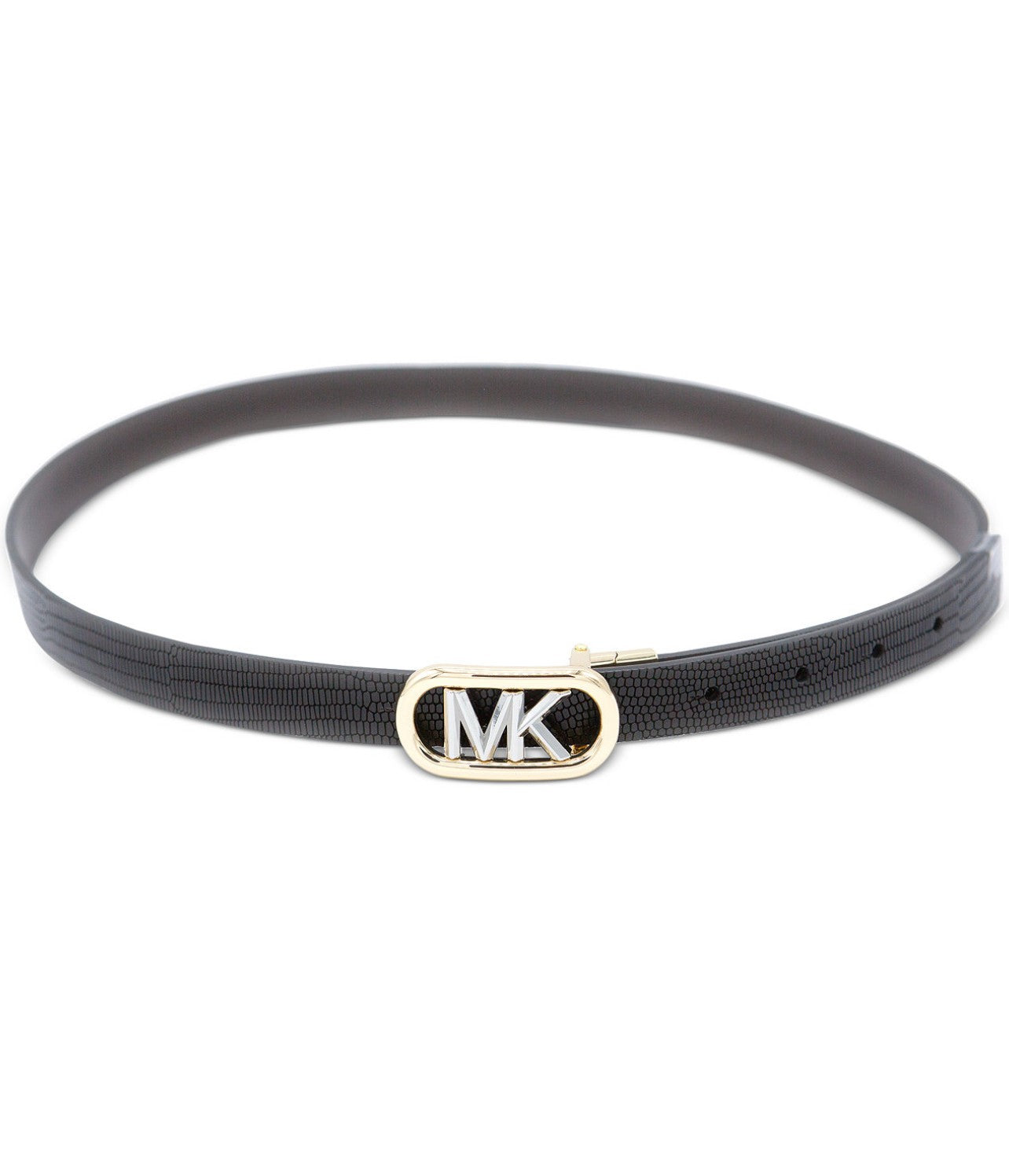 Michael Kors 20MM Leather Reversible Embossed Belt