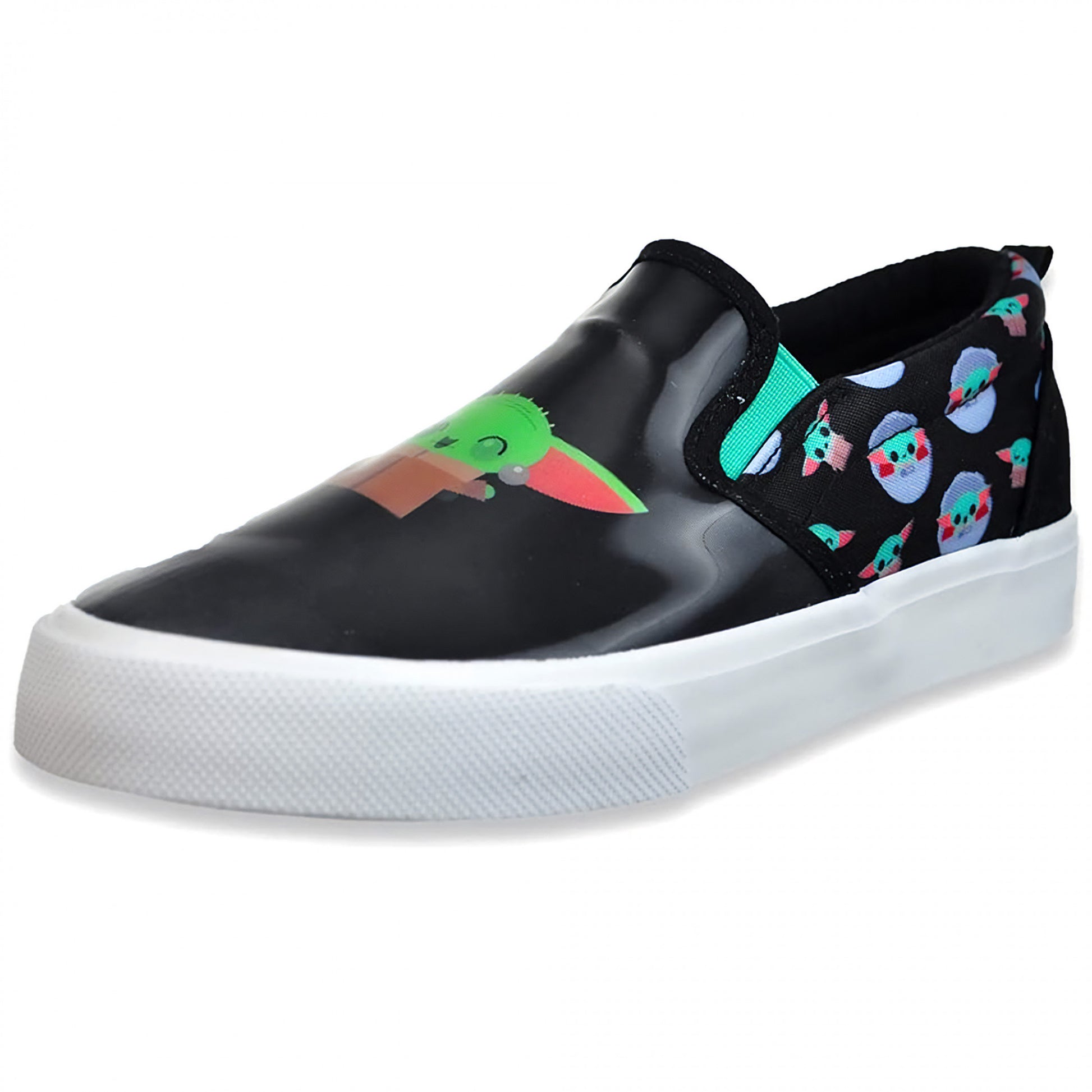 title:Star Wars The Mandalorian Grogu The Child Youth Casual Slip On Shoes;color:Black