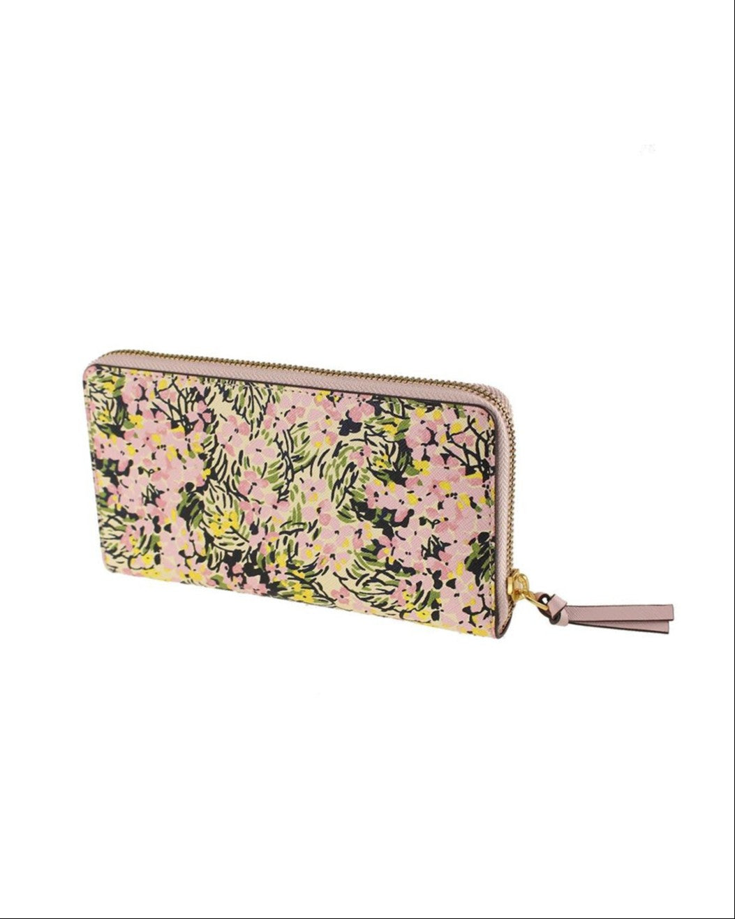 Tory Burch Flower Field Gemini Link Zip Continental