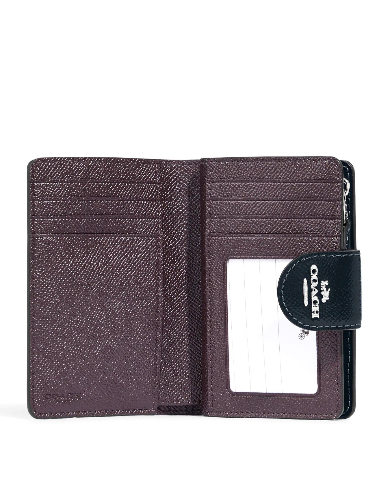 Coach Women's Midnight Medium Corner Zip Wallet