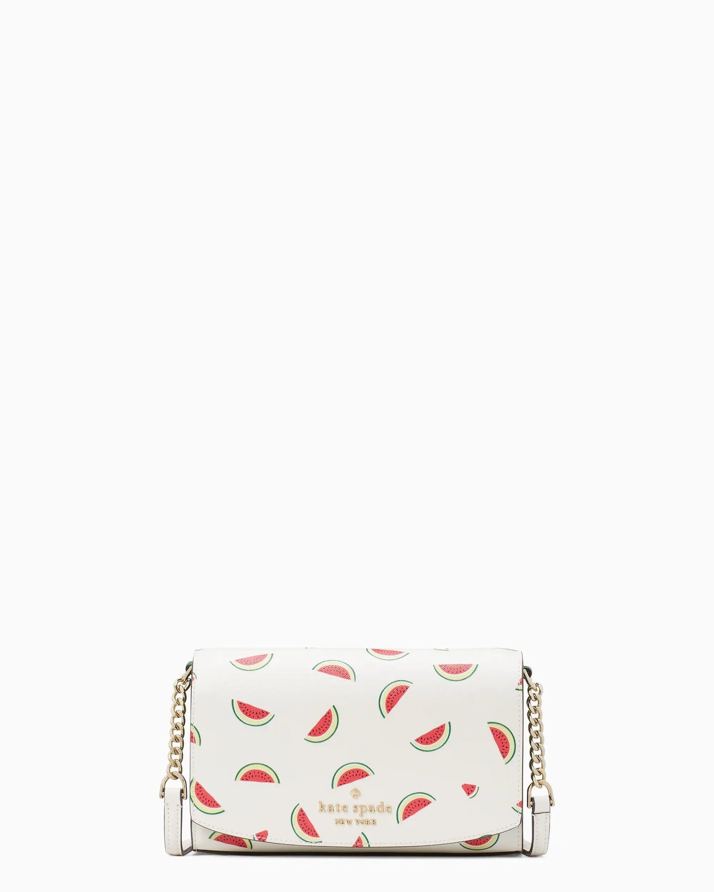 Kate Spade Staci Watermelon Party Printed Small Flap Crossbody