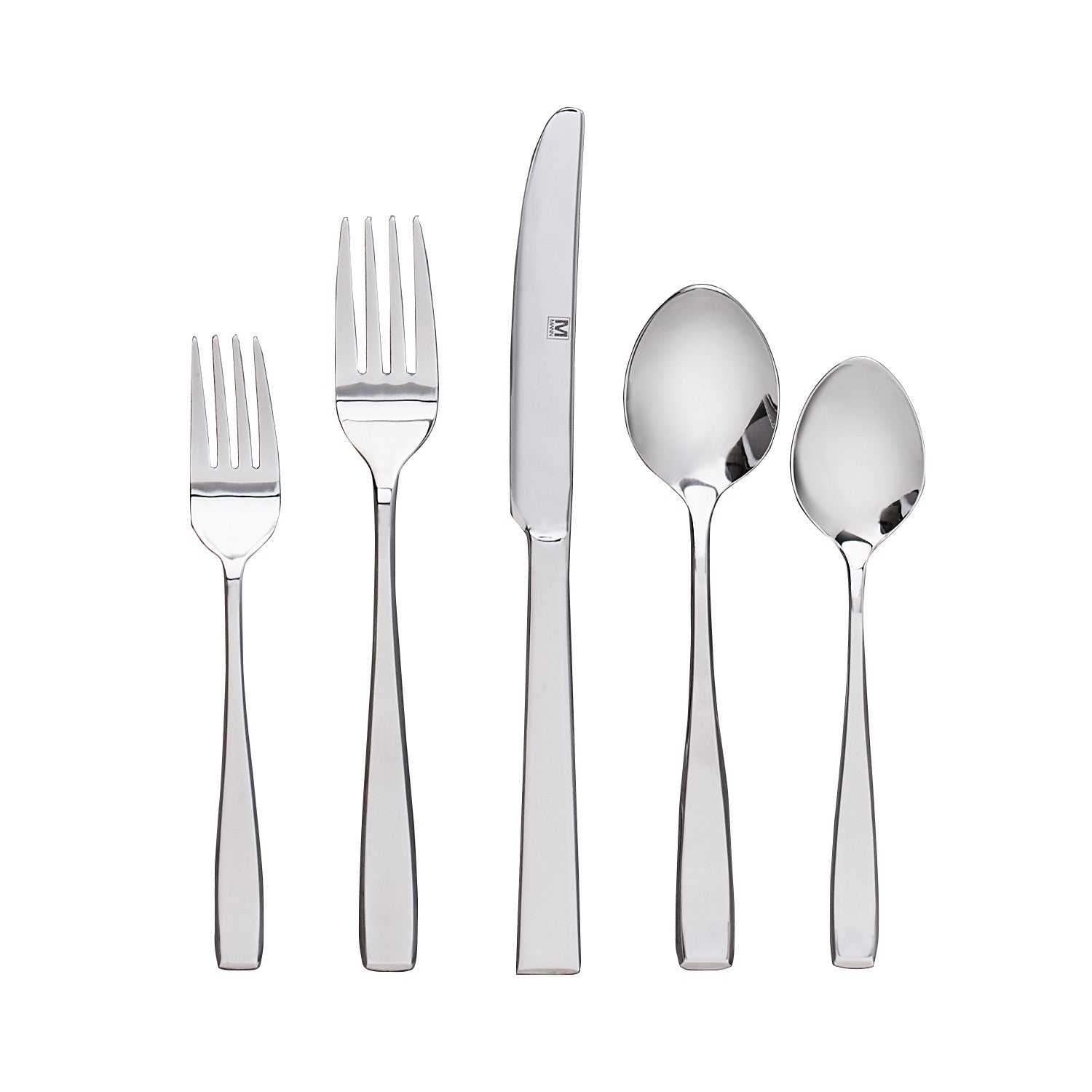 title:Safdie & Co. Flatware Stainless Steel 20PC Set Nice;color:Silver