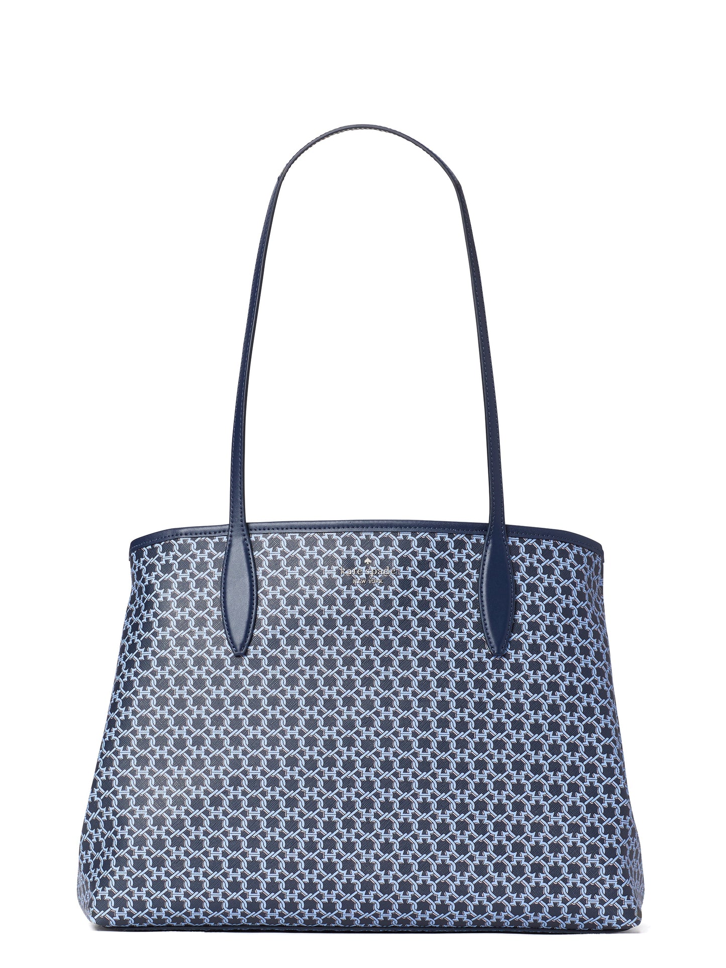 title:Kate Spade Women's Spade Link Tote;color:Blue Multi