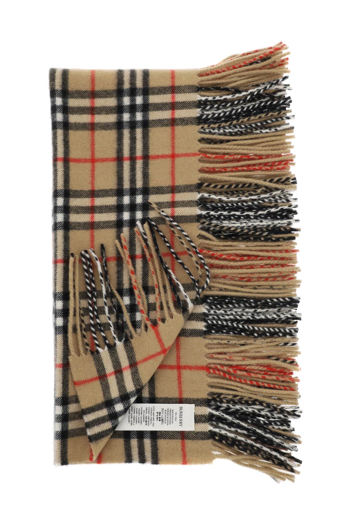 Burberry Checkered Happy Cashmere Scarf