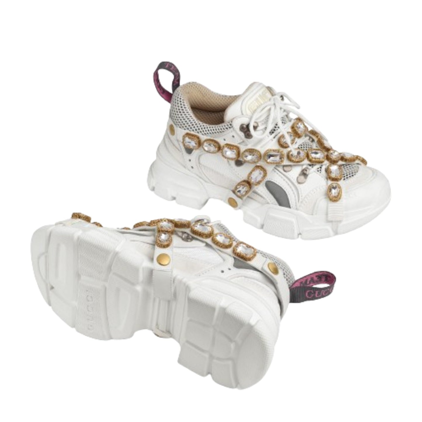 Gucci Women's Flashtrek Sneaker with Rhinestones