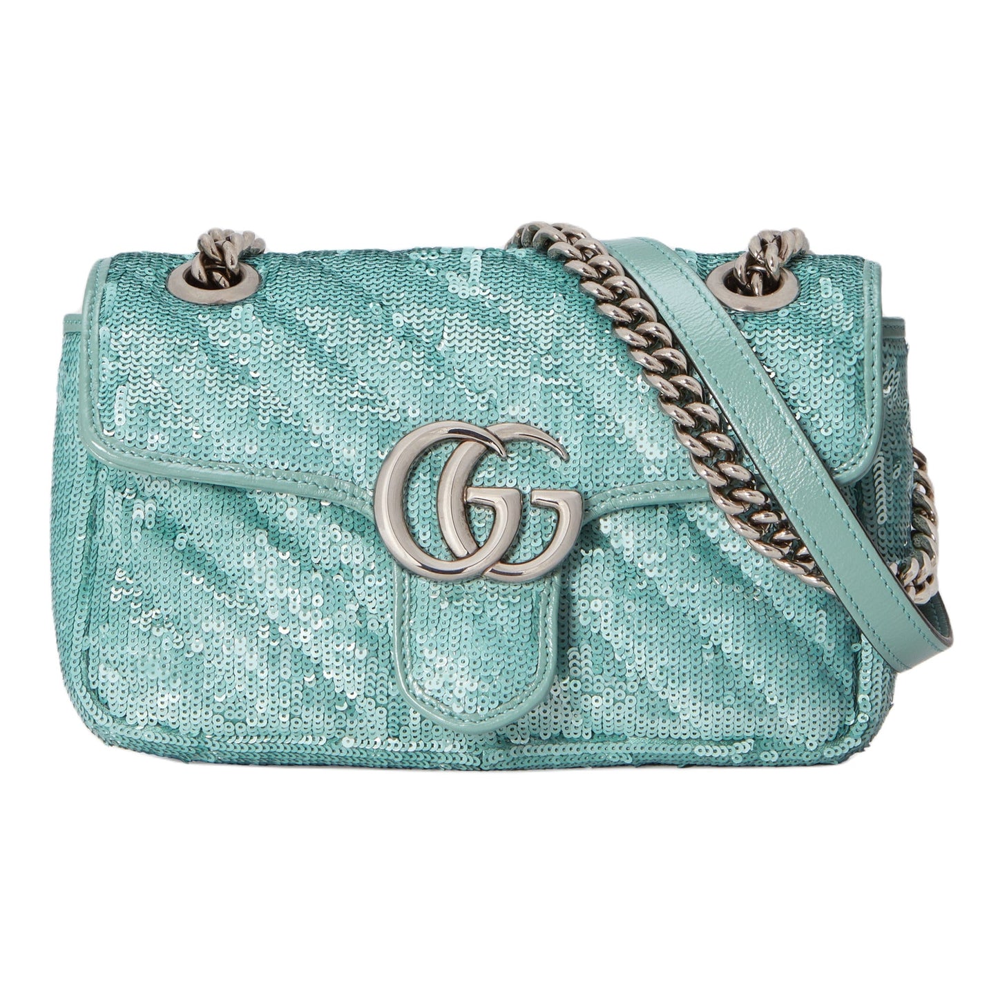 Gucci GG Marmont Mini Sequin Shoulder Bag