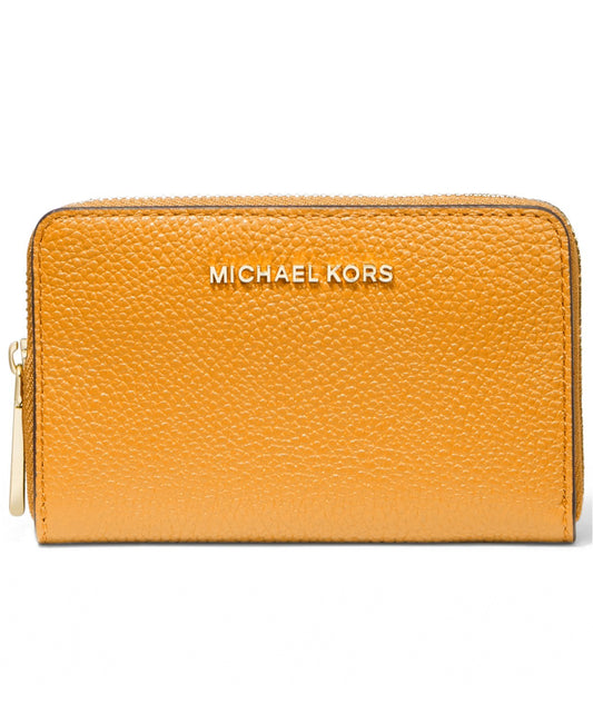 Michael Kors Jet Set Small Leather Zip-Around Card Case