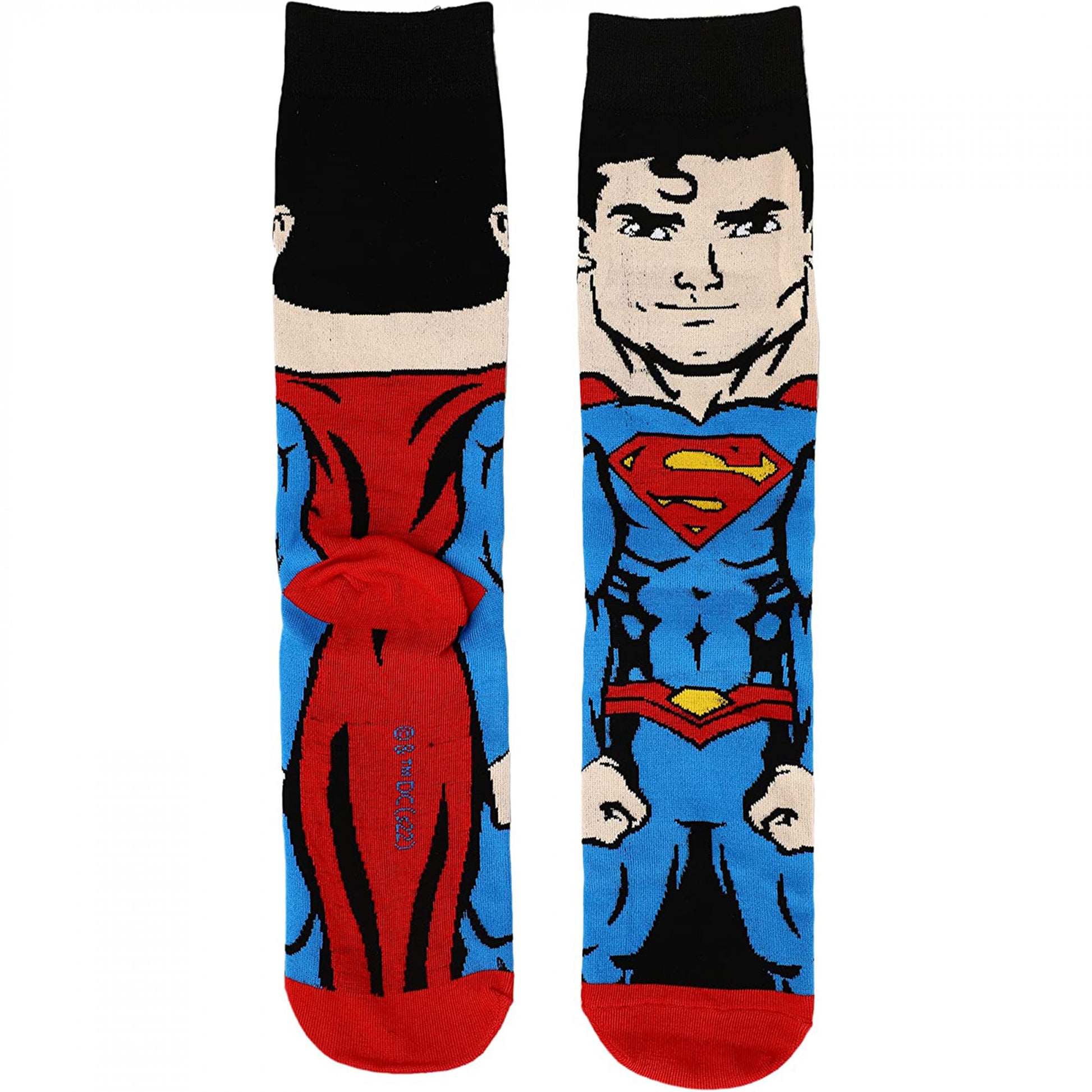 title:DC Comics Justice League 3-Pair Pack of Crew Socks;color:Multi-Color