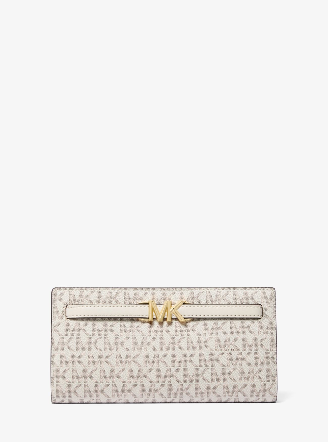 Michael Kors Reed Large Logo Snap Wallet - Ruumur