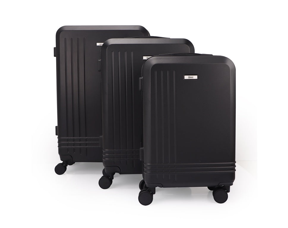 Alisa ABS Hard shell Lightweight 360 Dual Spinning Wheels Combo Lock 28" 24", 20" 3 Piece Luggage Set