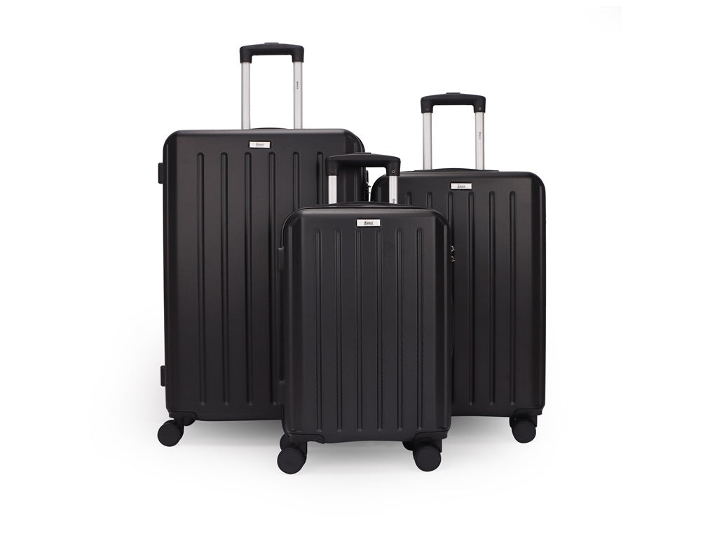 Noble ABS Hard shell Lightweight 360 Dual Spinning Wheels Combo Lock 28" 24", 20" 3 Piece Luggage Set