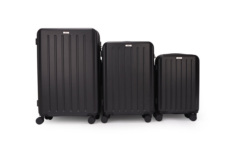 Noble ABS Hard shell Lightweight 360 Dual Spinning Wheels Combo Lock 28" 24", 20" 3 Piece Luggage Set