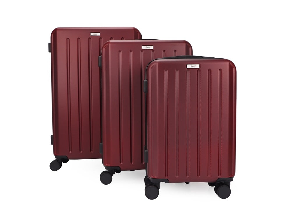 Noble ABS Hard shell Lightweight 360 Dual Spinning Wheels Combo Lock 28" 24", 20" 3 Piece Luggage Set