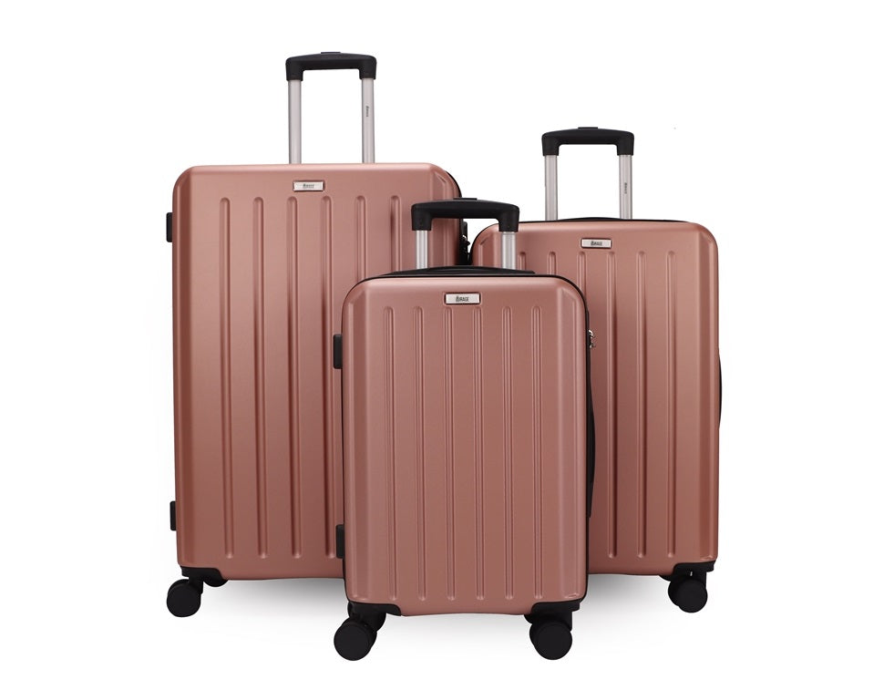 Noble ABS Hard shell Lightweight 360 Dual Spinning Wheels Combo Lock 28" 24", 20" 3 Piece Luggage Set