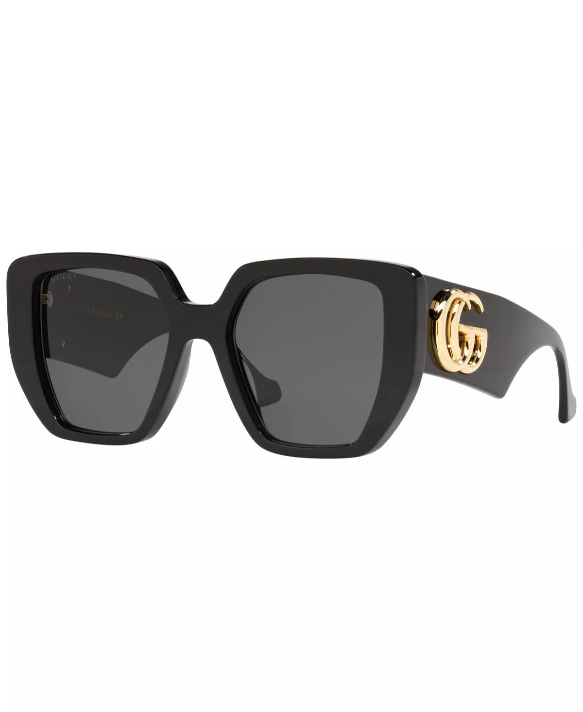 Gucci Geometric Sunglasses Black 54mm