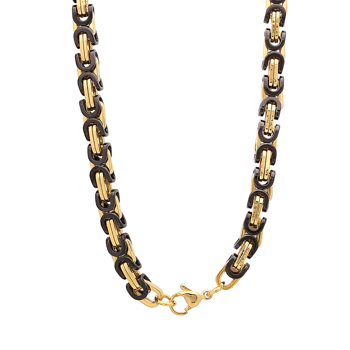 SteelTime Luxe Byzantine Chain Necklace